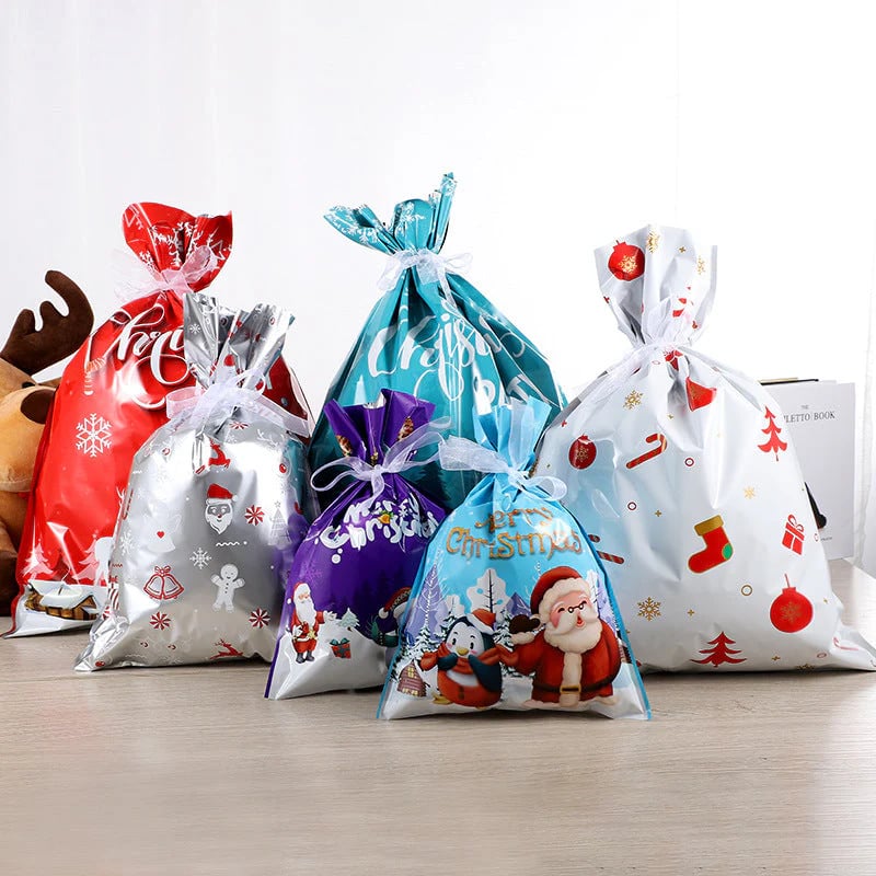 🎅Christmas Sale-Up to 50% Off🔥MerryPouch Christmas Drawstring Gift Bags