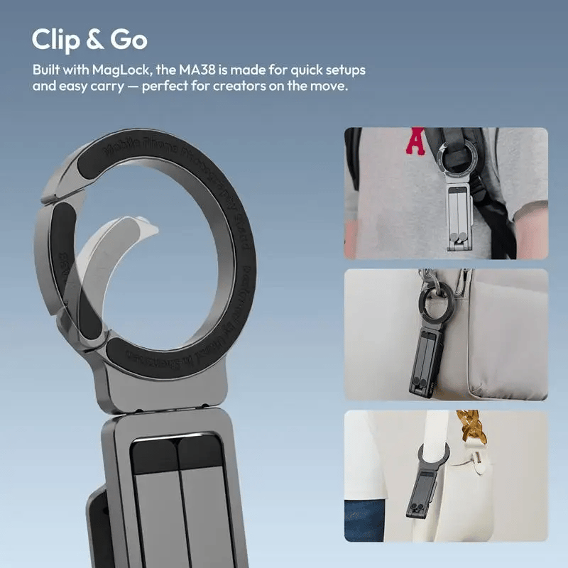 🔥HOT SALE 50% OFF📱Strong Magnetic Phone Tripod for iPhone⚡