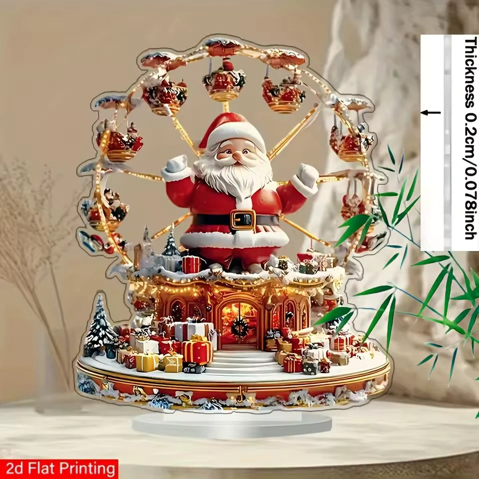 Bohemian-style Santa Claus table decoration