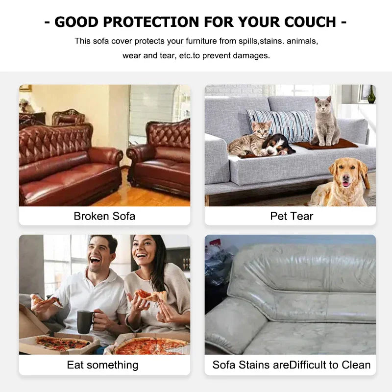 Jac 07 Sofa cover with elastic band