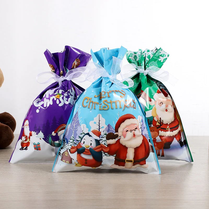 🎅Christmas Sale-Up to 50% Off🔥MerryPouch Christmas Drawstring Gift Bags