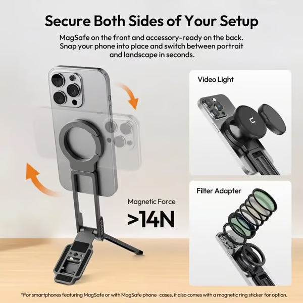 🔥HOT SALE 50% OFF📱Strong Magnetic Phone Tripod for iPhone⚡