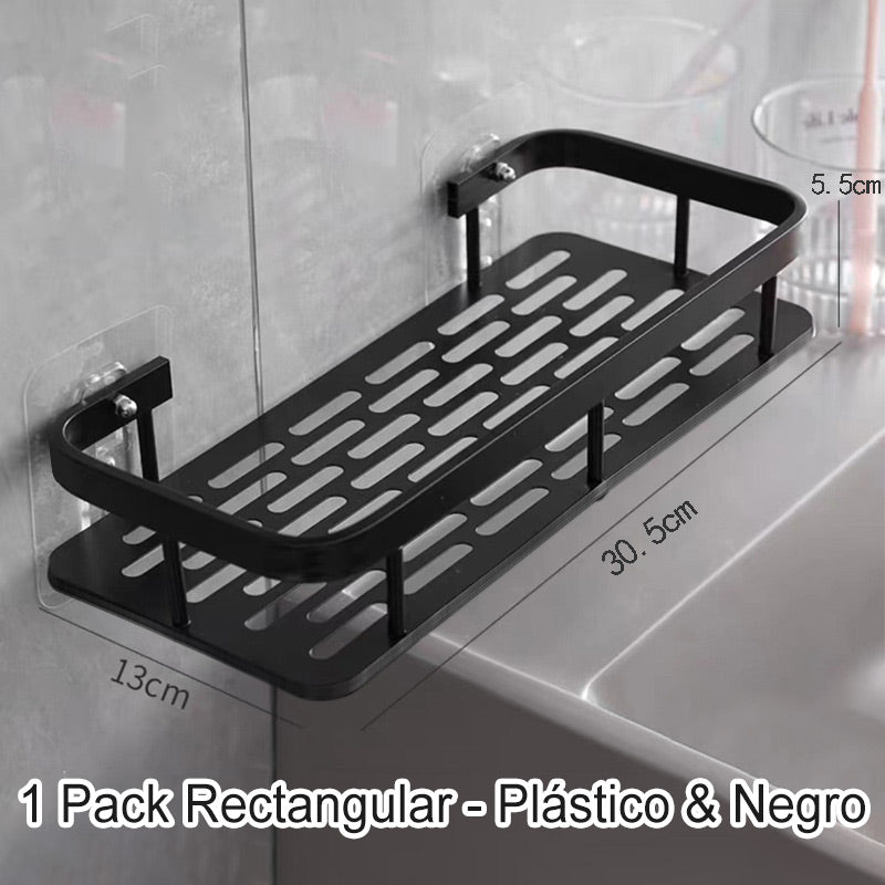 📢50% OFF!✨Corner Shower Shelf without Drilling with Hooks