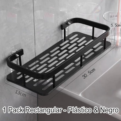 📢50% OFF!✨Corner Shower Shelf without Drilling with Hooks