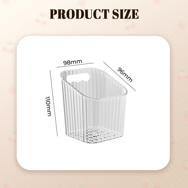 Wall-Mounted Clear Storage Organizer