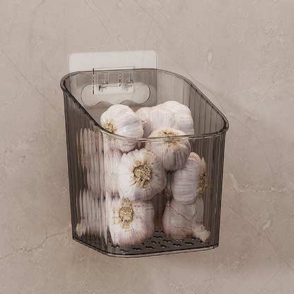 Wall-Mounted Clear Storage Organizer