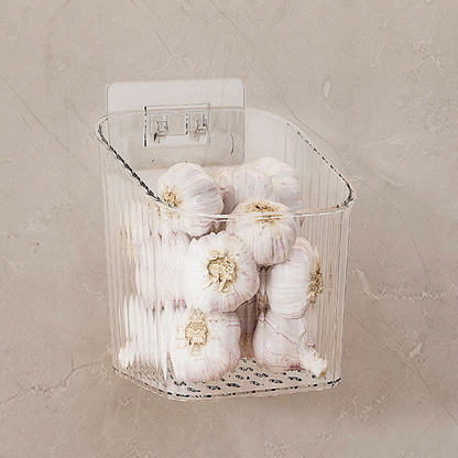 Wall-Mounted Clear Storage Organizer