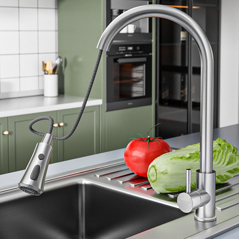 Splash Proof Faucet Extender with 9 joints for Kitchen Bathroom Sink