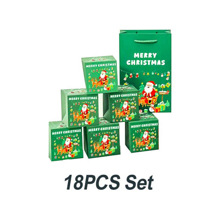 Unique Folding Bouncing Christmas Gift Box