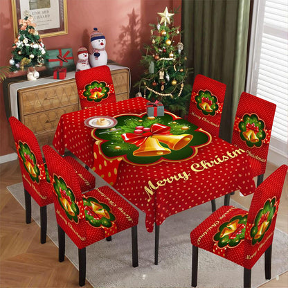 🔥Black Friday mega offer – 50% discount!🔥Joyful festive classic Christmas tablecloth