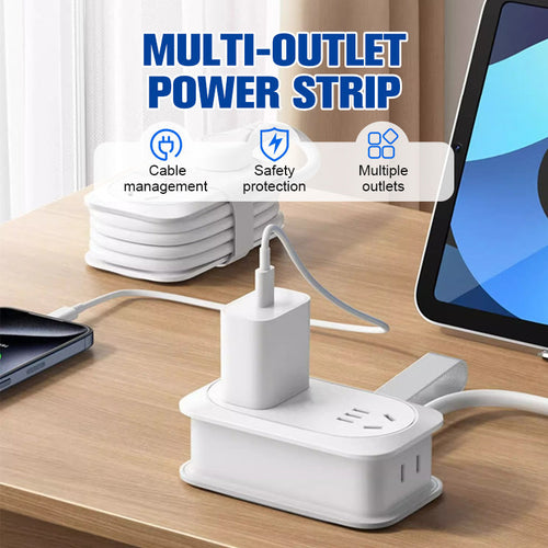 Compact Multi-Outlet Power Strip