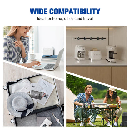 Compact Multi-Outlet Power Strip