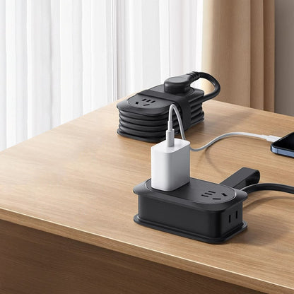 Compact Multi-Outlet Power Strip