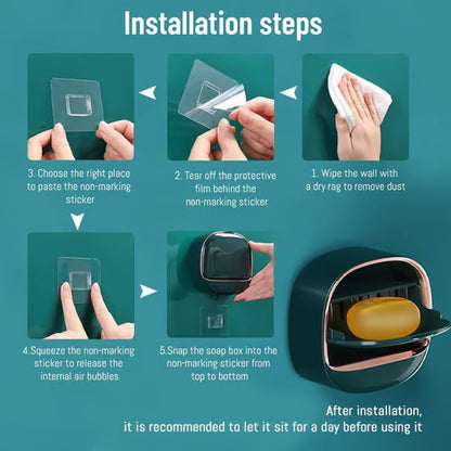 No-Punch Wall Mounted Soap Box