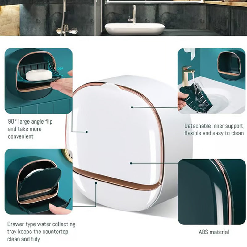 No-Punch Wall Mounted Soap Box