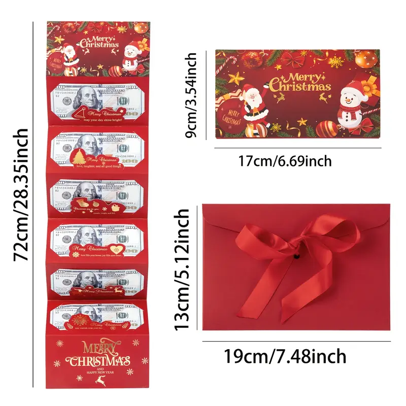 Christmas Cash Gift Envelope